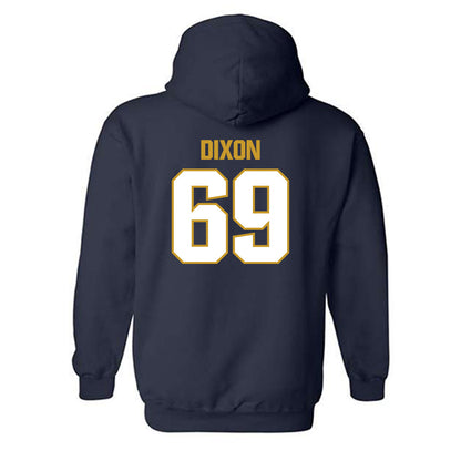 Notre Dame - NCAA Football : Davion Dixon - Sports Shersey Hooded Sweatshirt