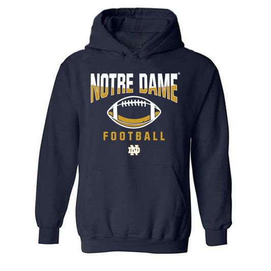 Notre Dame - NCAA Football : DeVonta Smith - Sports Shersey Hooded Sweatshirt-0