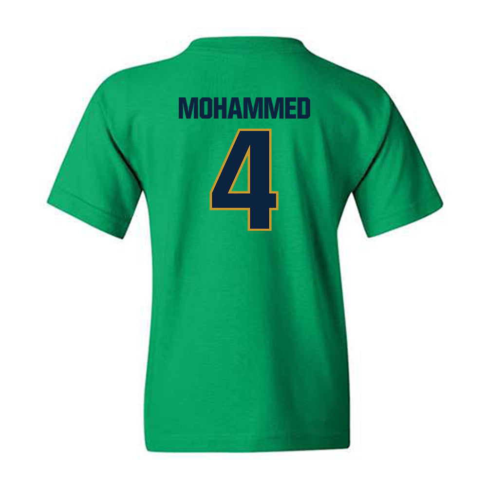 Notre Dame - NCAA Men's Basketball : Sir Mohammed - Sports Shersey Youth T-Shirt-3