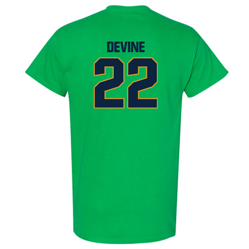Notre Dame - NCAA Men's Basketball : Luke Devine - Sports Shersey T-Shirt-3