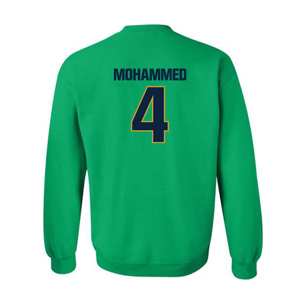 Notre Dame - NCAA Men's Basketball : Sir Mohammed - Sports Shersey Crewneck Sweatshirt-3