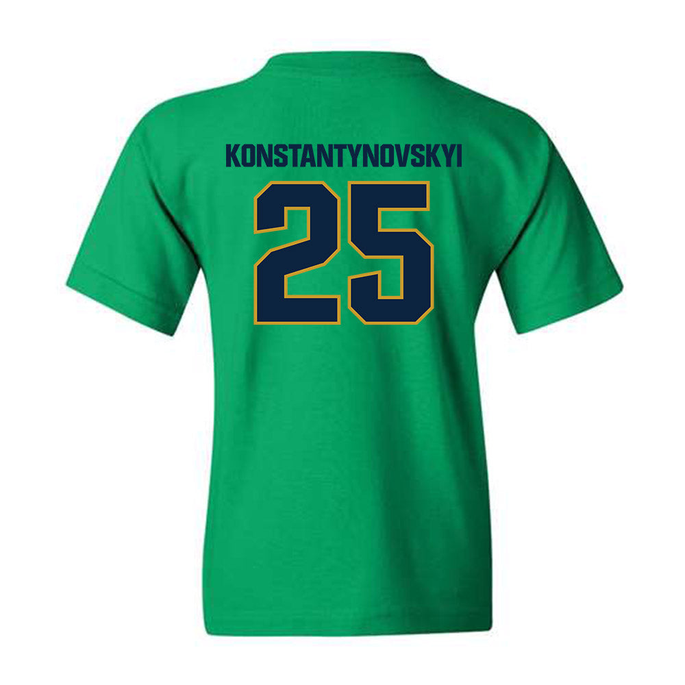 Notre Dame - NCAA Men's Basketball : Nikita Konstantynovskyi - Sports Shersey Youth T-Shirt