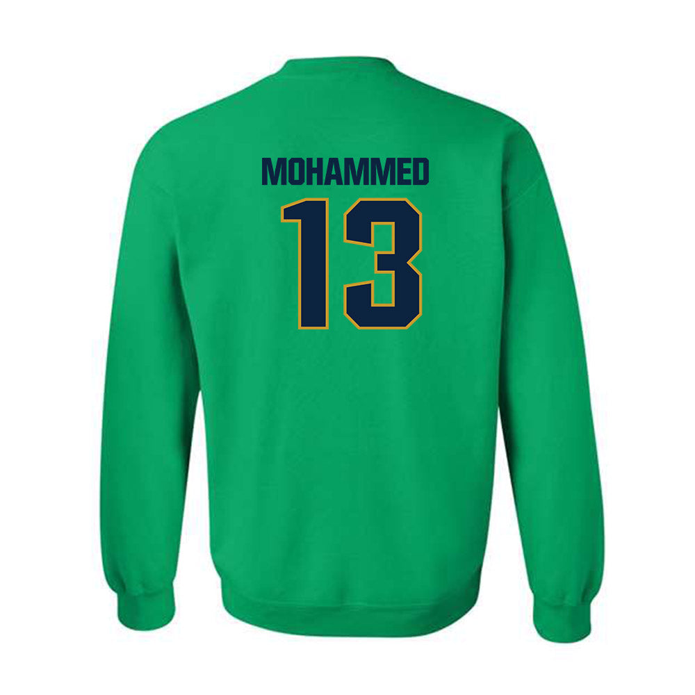Notre Dame - NCAA Men's Basketball : Sir Mohammed - Sports Shersey Crewneck Sweatshirt-2