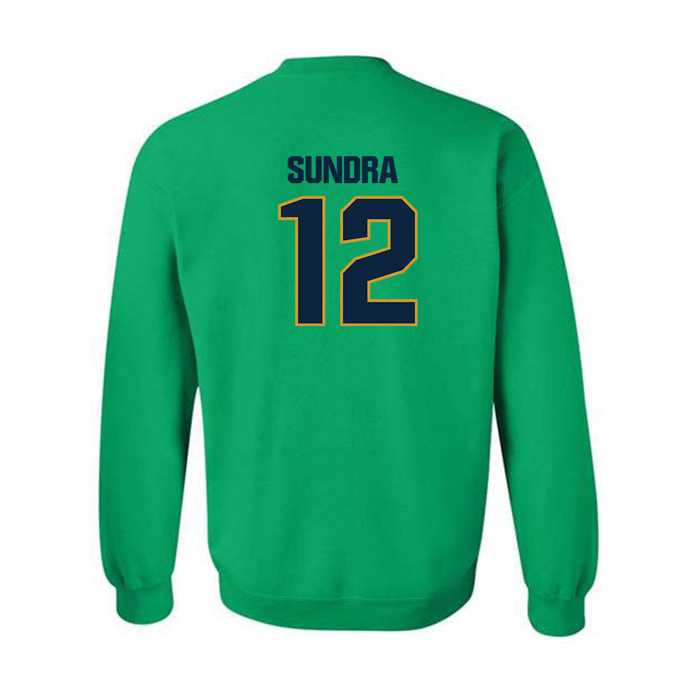 Notre Dame - NCAA Men's Basketball : Garrett Sundra - Sports Shersey Crewneck Sweatshirt-2