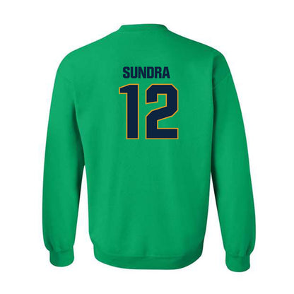 Notre Dame - NCAA Men's Basketball : Garrett Sundra - Sports Shersey Crewneck Sweatshirt-2