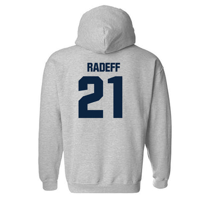 Notre Dame - NCAA Women's Volleyball : Mia Radeff - Sports Shersey Hooded Sweatshirt-1