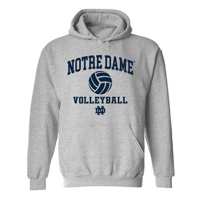 Notre Dame - NCAA Women's Volleyball : Ella Sandt - Sports Shersey Hooded Sweatshirt