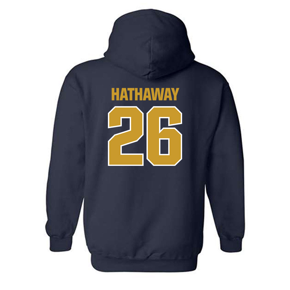  - NCAA Women's Soccer : Melinda Hathaway - Sports Shersey Hooded Sweatshirt-1