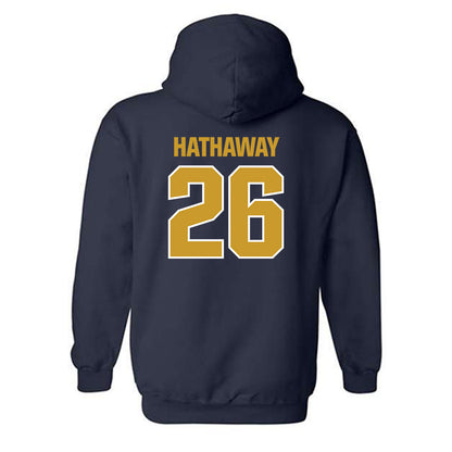  - NCAA Women's Soccer : Melinda Hathaway - Sports Shersey Hooded Sweatshirt-1