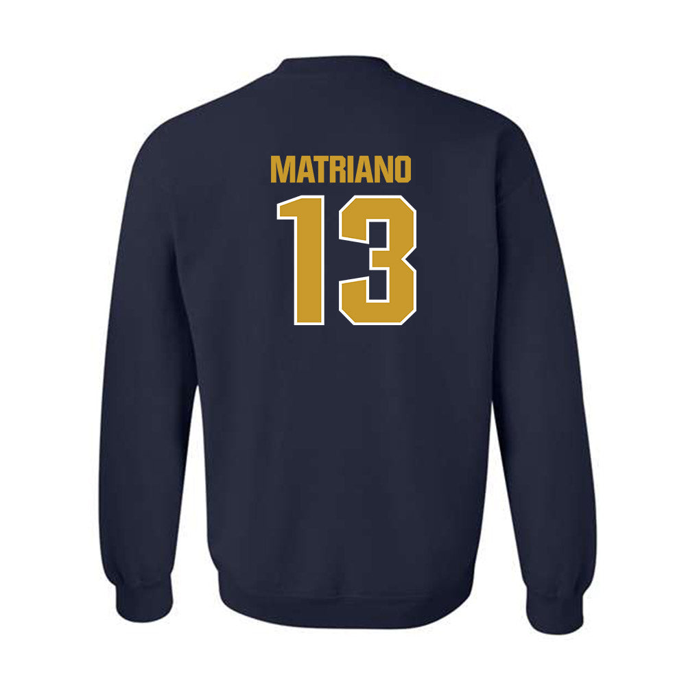 Notre Dame - NCAA Women's Soccer : Delaney Matriano - Sports Shersey Crewneck Sweatshirt-1