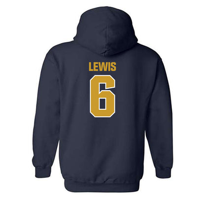 Notre Dame - NCAA Men's Soccer : Wyatt Lewis - Sports Shersey Hooded Sweatshirt-1