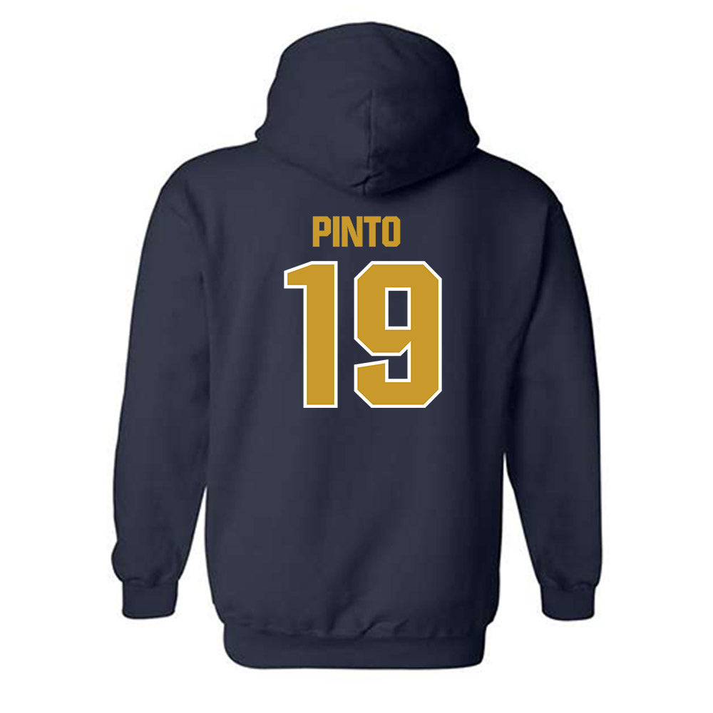 Notre Dame - NCAA Women's Soccer : Ally Pinto - Sports Shersey Hooded Sweatshirt-1