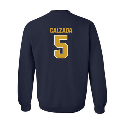 Notre Dame - NCAA Women's Soccer : Carolyn Calzada - Sports Shersey Crewneck Sweatshirt-1