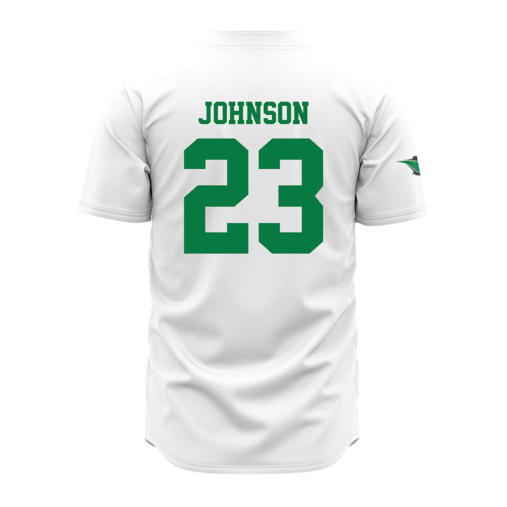 OKBU - NCAA Baseball : Quinn Johnson - White Jersey-1