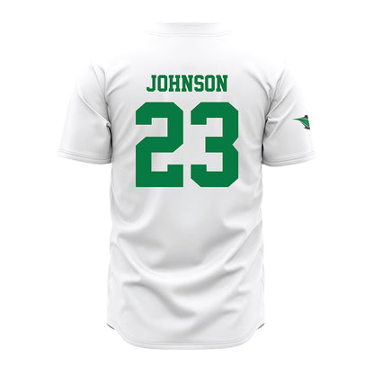 OKBU - NCAA Baseball : Quinn Johnson - White Jersey-1