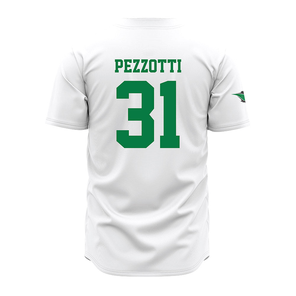 OKBU - NCAA Baseball : Luis Pezzotti - White Jersey-1