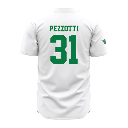 OKBU - NCAA Baseball : Luis Pezzotti - White Jersey-1