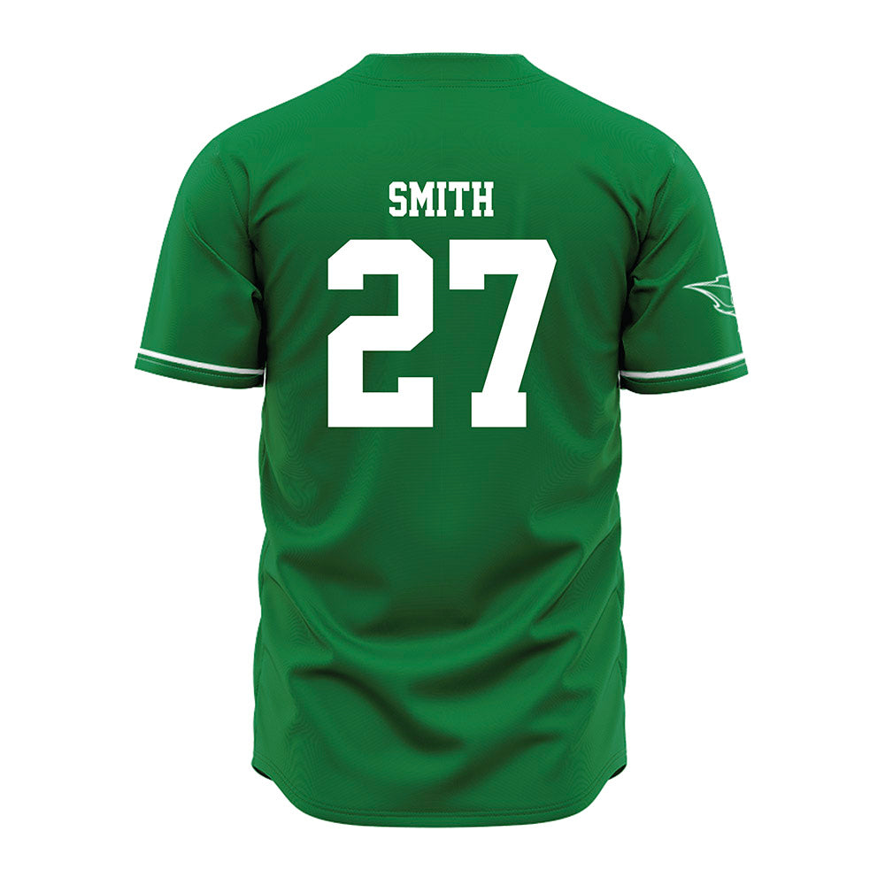 OKBU - NCAA Baseball : Braden Smith - Green Jersey-1