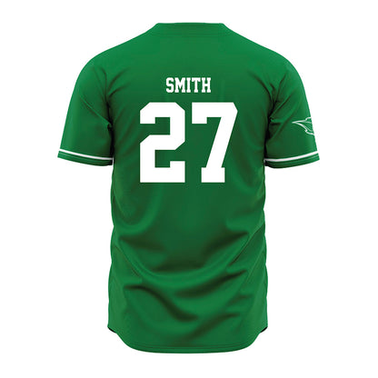 OKBU - NCAA Baseball : Braden Smith - Green Jersey-1