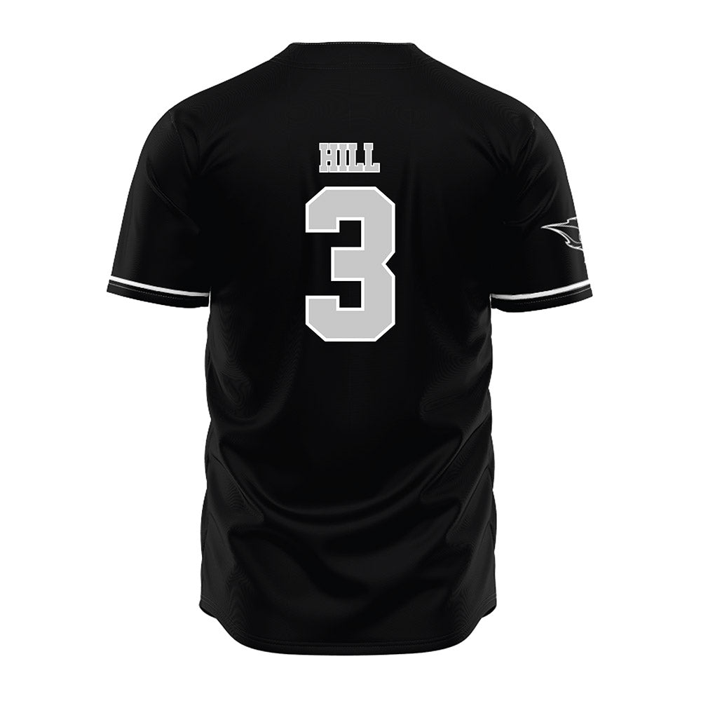 OKBU - NCAA Baseball : Isaac Hill - Black Jersey-1