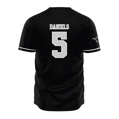 OKBU - NCAA Baseball : Jarrmez Daniels - Black Jersey-1