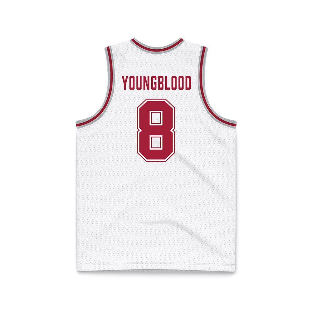 Alabama - NCAA Men's Basketball : Chris Youngblood - White Basketball Jersey