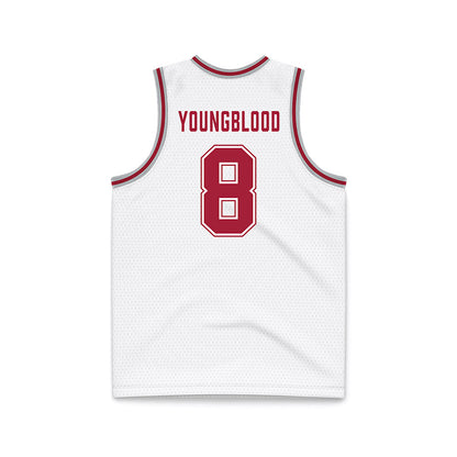 Alabama - NCAA Men's Basketball : Chris Youngblood - White Basketball Jersey