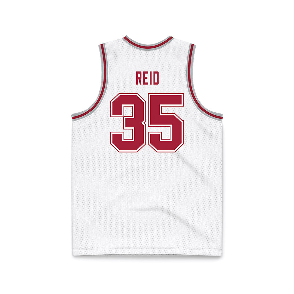 Alabama - NCAA Men's Basketball : Derrion Reid - White Basketball Jersey