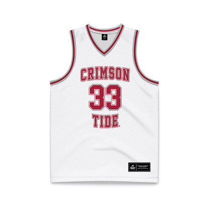 Alabama - NCAA Men's Basketball : Jonas Wilkin - White Basketball Jersey-0