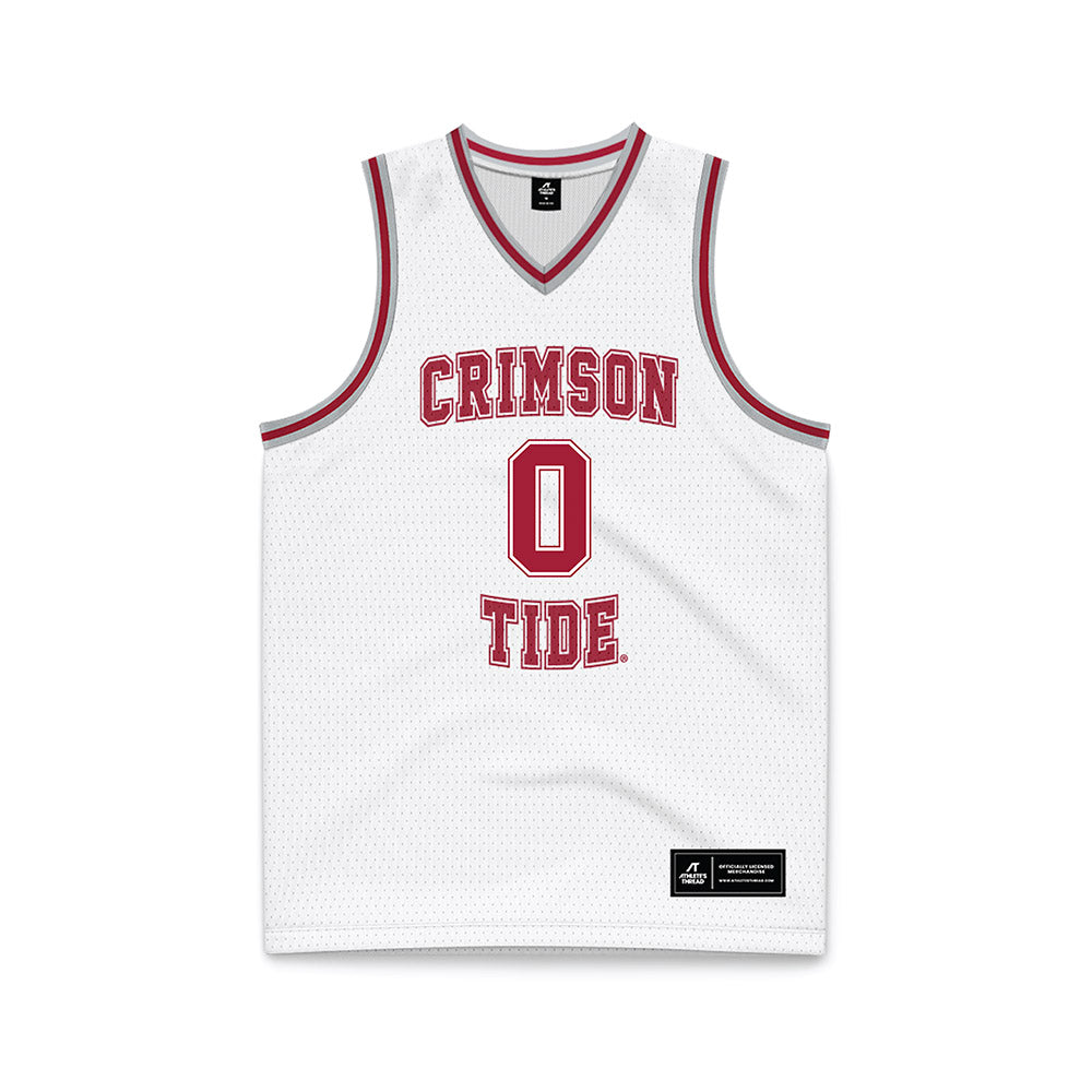 Alabama - NCAA Men's Basketball : Labaron Philon - White Basketball Jersey