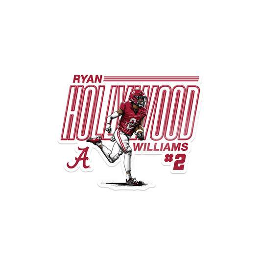 Alabama - NCAA Football : Ryan Williams - Individual Caricature Sticker-0