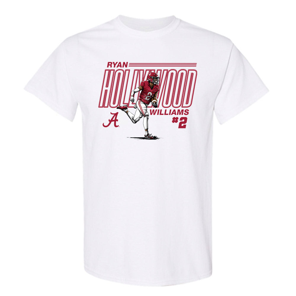 Alabama - NCAA Football :  Ryan Williams  x Roll Tide Willie -  tshirt Individual Caricature