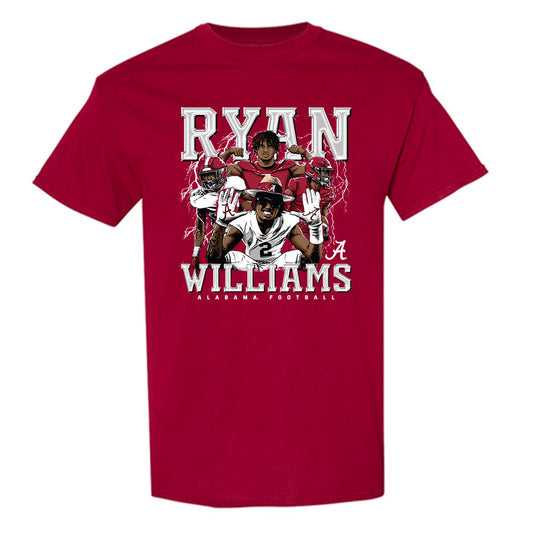 Alabama - NCAA Football :  Ryan Williams  x Roll Tide Willie -  T- Shirt Individual Caricature
