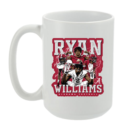 Alabama - NCAA Football :  Ryan Williams  x Roll Tide Willie -  Mug Individual Caricature