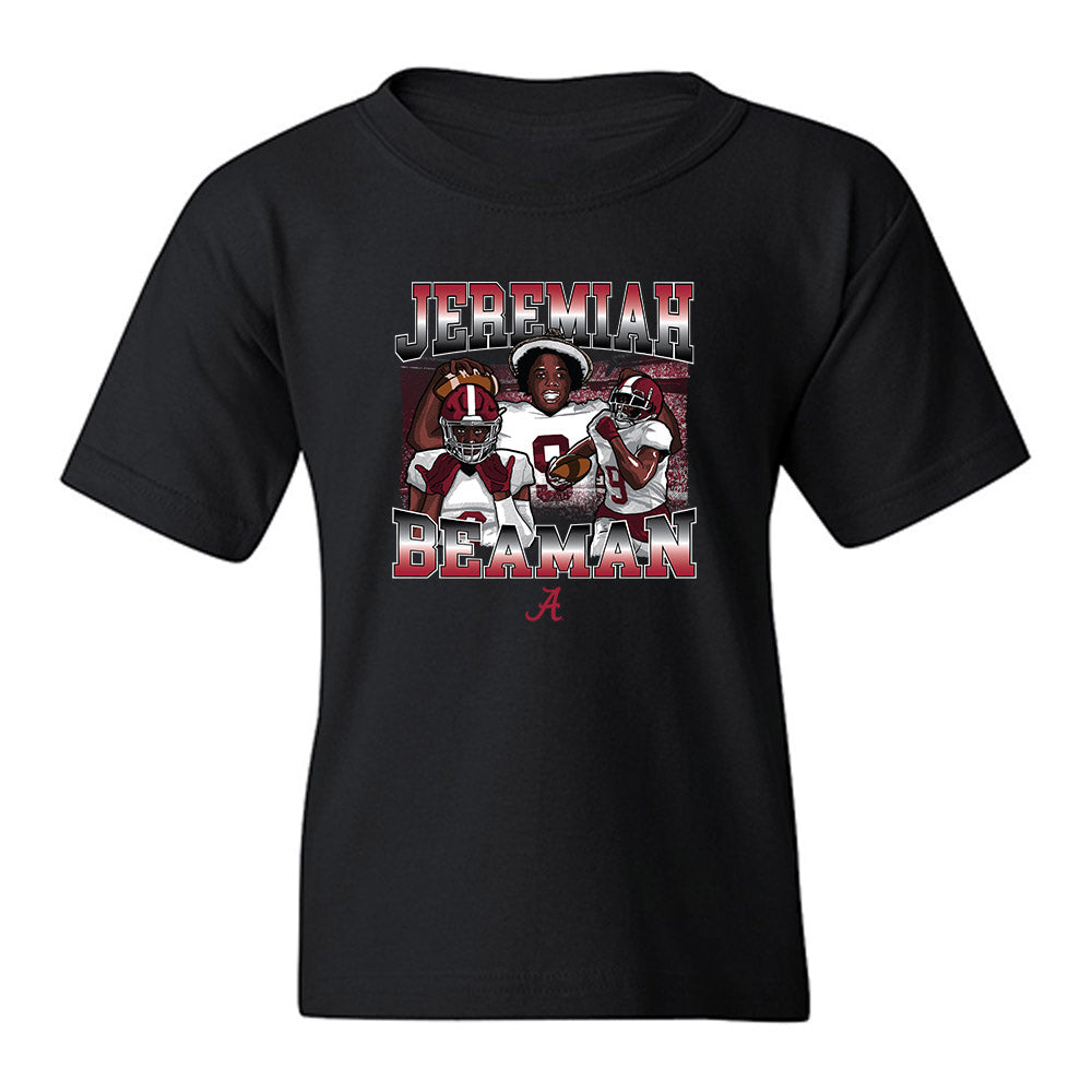 Alabama - NCAA Football : Jeremiah Beaman - Graphic Youth T-Shirt-0