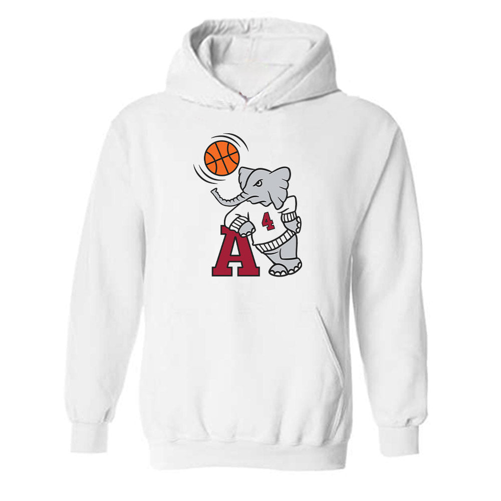 Alabama - NCAA Men's Basketball : Grant Nelson - Hooded Sweatshirt-0