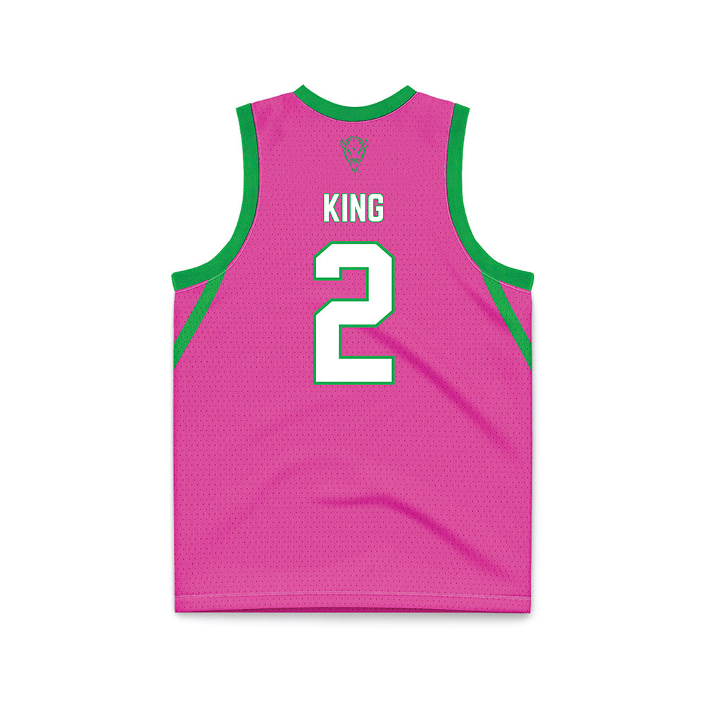 Marshall - NCAA Women's Basketball : Blessing King - Pink Basketball Jersey