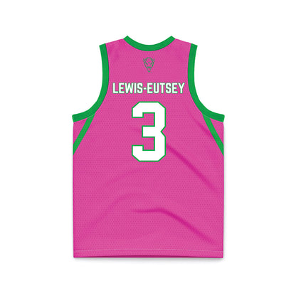 Marshall - NCAA Women's Basketball : Timaya Lewis-Eutsey - Pink Basketball Jersey-1