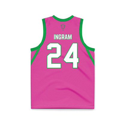 Marshall - NCAA Women's Basketball : Kassie Ingram - Pink Basketball Jersey-1