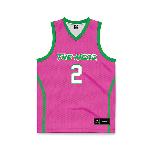 Marshall - NCAA Women's Basketball : Blessing King - Pink Basketball Jersey