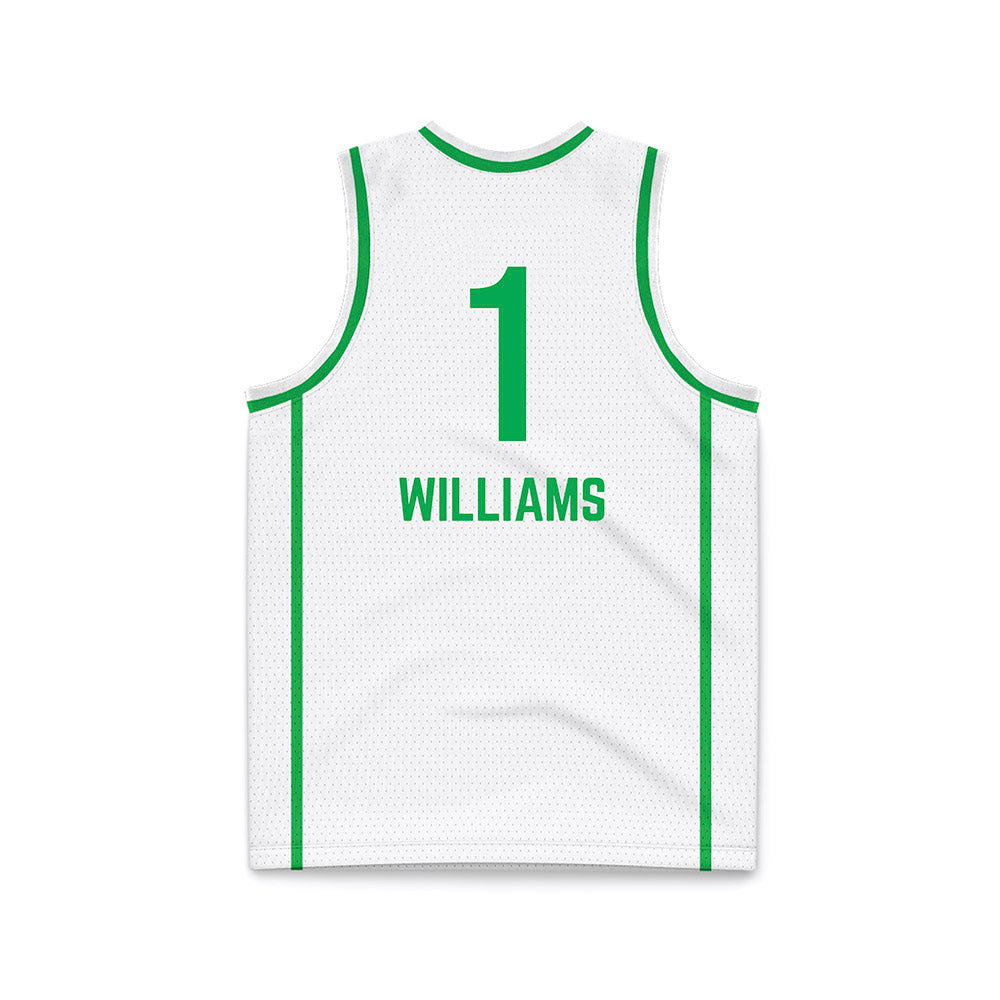 Marshall - NCAA Women's Basketball : TreShondra Williams - White Basketball Jersey-1