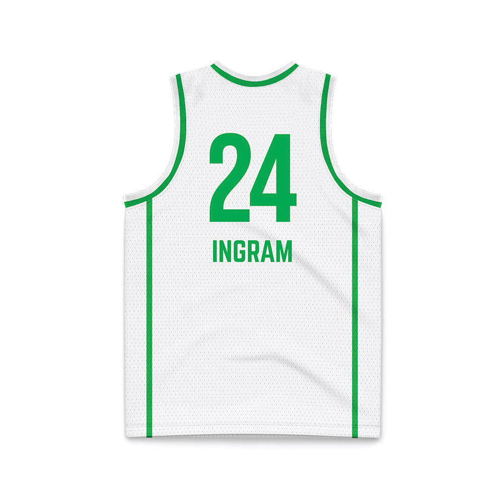 Marshall - NCAA Women's Basketball : Kassie Ingram - White Basketball Jersey