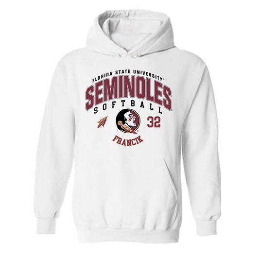 FSU - NCAA Softball : Jasmine Francik - Fashion Shersey Hooded Sweatshirt