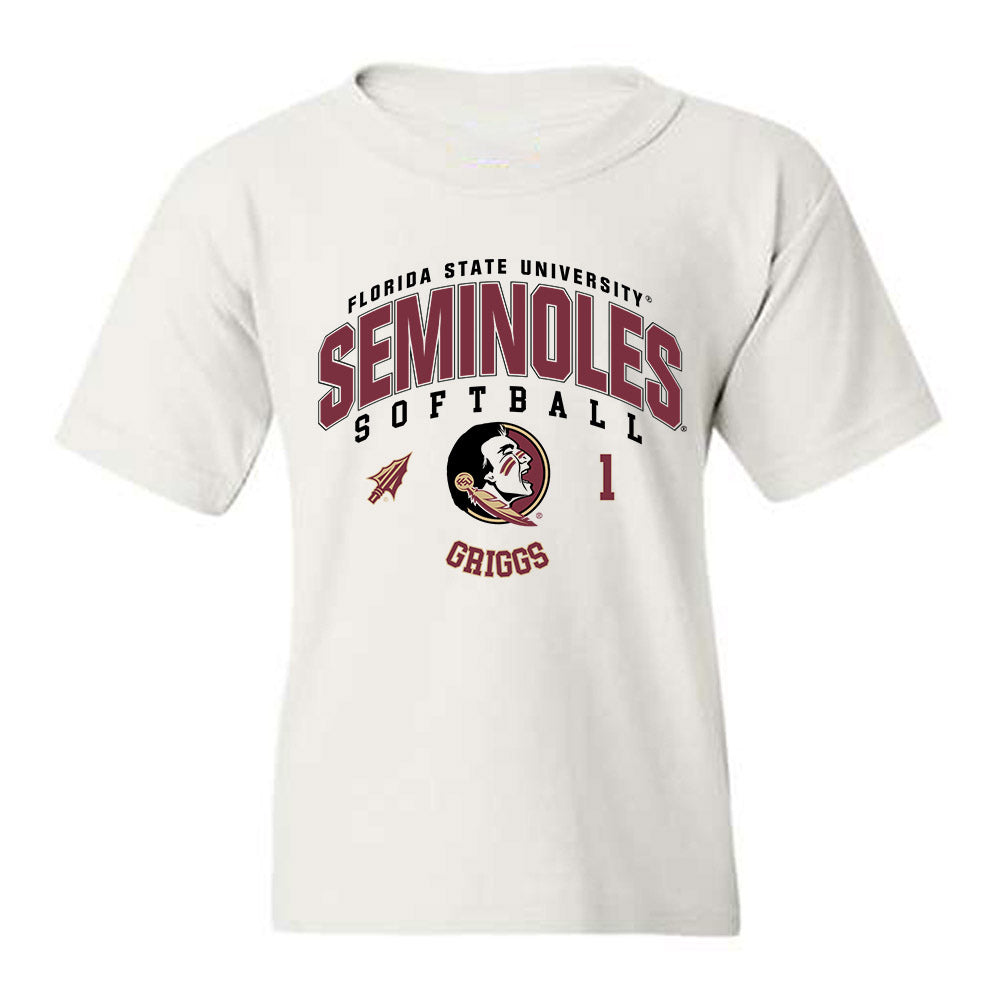 FSU - NCAA Softball : Hayley Griggs - Fashion Shersey Youth T-Shirt-0