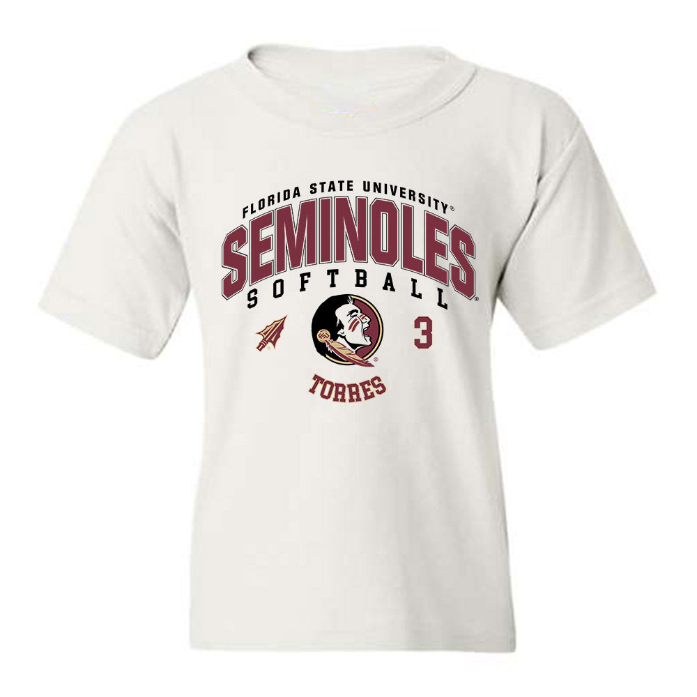 FSU - NCAA Softball : Isabella Torres - Fashion Shersey Youth T-Shirt