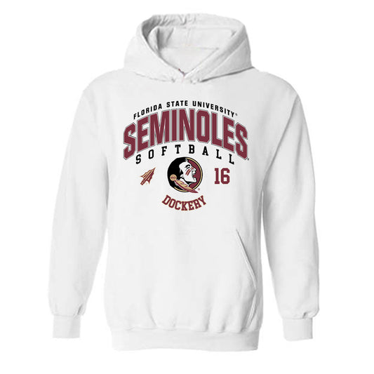 FSU - NCAA Softball : Averi Dockery - Fashion Shersey Hooded Sweatshirt-0