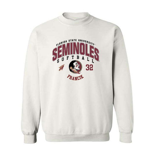 FSU - NCAA Softball : Jasmine Francik - Fashion Shersey Crewneck Sweatshirt