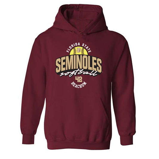 FSU - NCAA Softball : Jaysoni Beachum - Fashion Shersey Hooded Sweatshirt