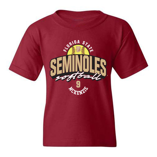 FSU - NCAA Softball : Shelby McKenzie - Fashion Shersey Youth T-Shirt