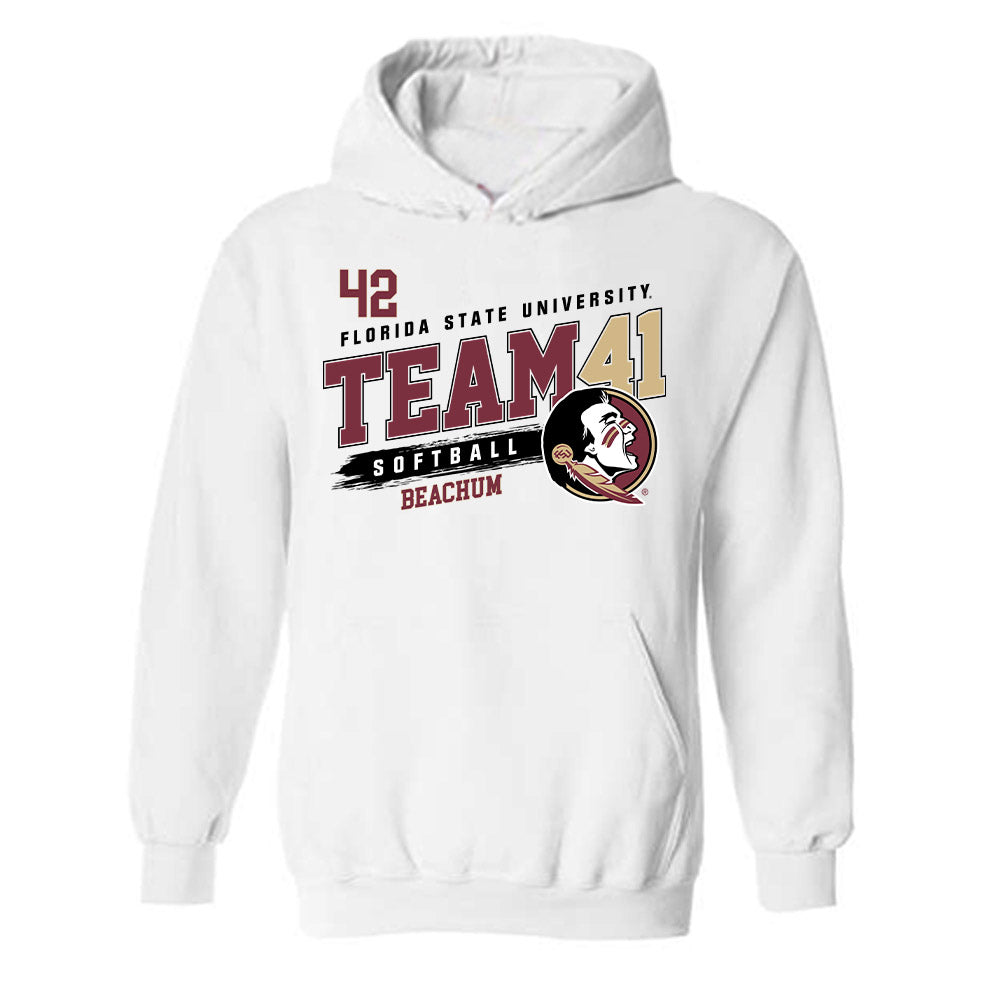 FSU - NCAA Softball : Jaysoni Beachum - Fashion Shersey Hooded Sweatshirt